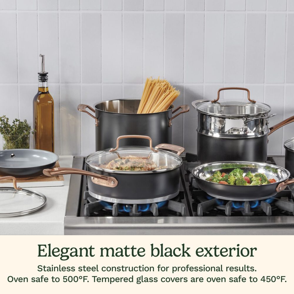 11pc Matte Black Elegance Set - Image 5