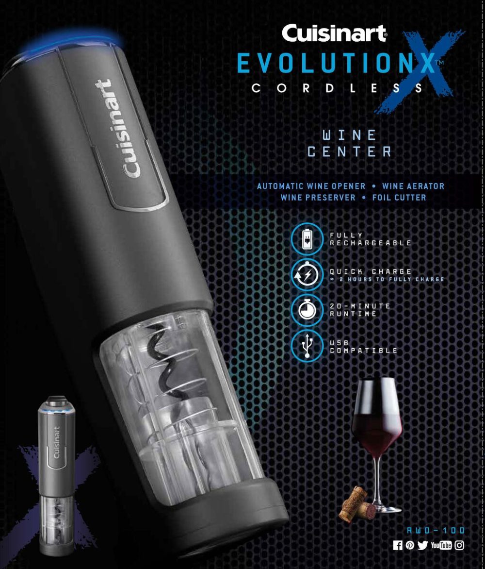 EvolutionX Cordless 4-in-1 Wine Opener - Image 7